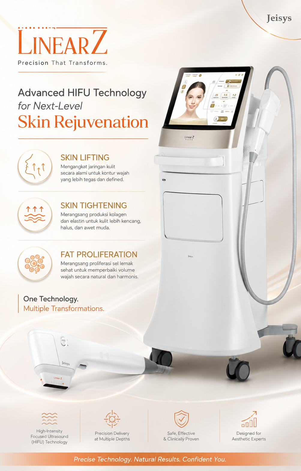 Linear Z LIFU: Teknologi Non-Invasif untuk Skin Rejuvenation Modern​